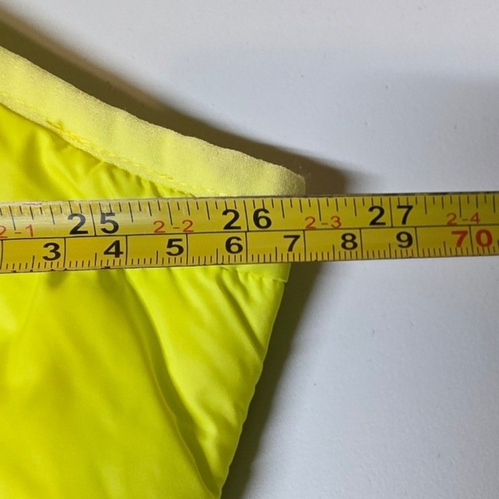Torrid Womens 1X Lightweight Bright Yellow Hooded Full Zip Puffer Vest - Picture 5 of 11